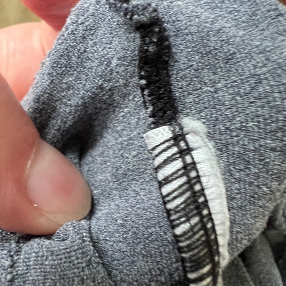 NWOT Dark Gray and White Polka Dot Open Foot Tights - Picture 4 of 4